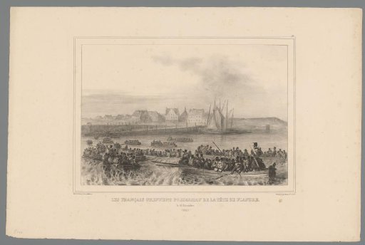 French capture the Vlaams Hoofd, 26 December 1832