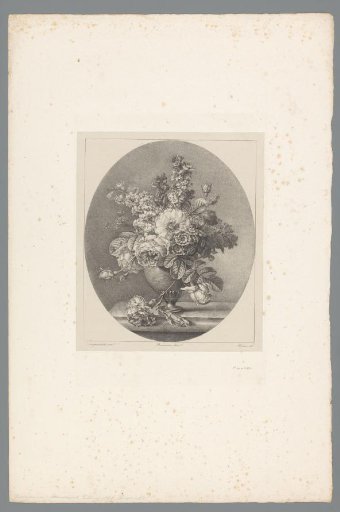 Still life of flowers in a vase