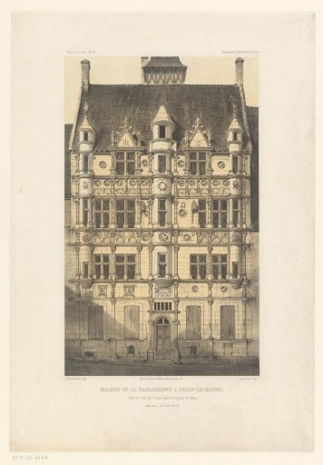 Facade of Maison Jaillet in Paray-le-Monial