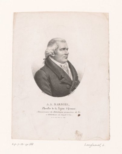 Portrait of Antoine-Alexandre Barbier