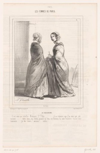 Two Dressmakers in Conversation