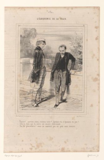 Two men at a balustrade on a terrace