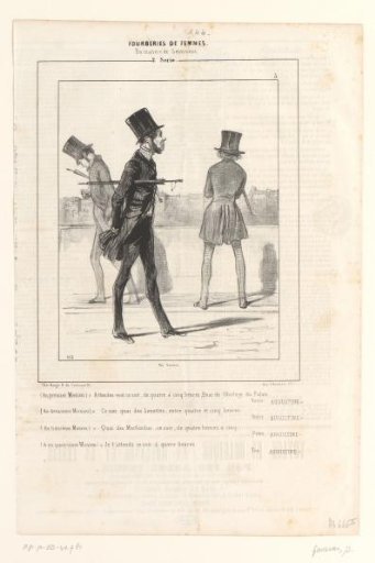 Three men waiting for the same woman