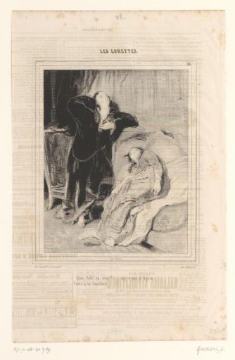 Two young women in dressing gowns in a bedroom