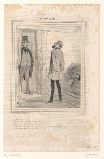 Older man sending a young man away from a room