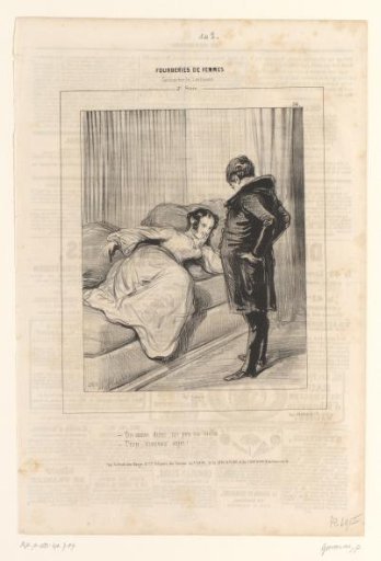 Man and woman on a sofa in a boudoir