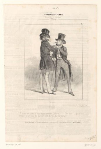 Two men with cigars speaking to each other on the street