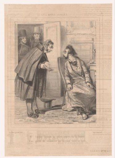 Man receiving an arrest warrant