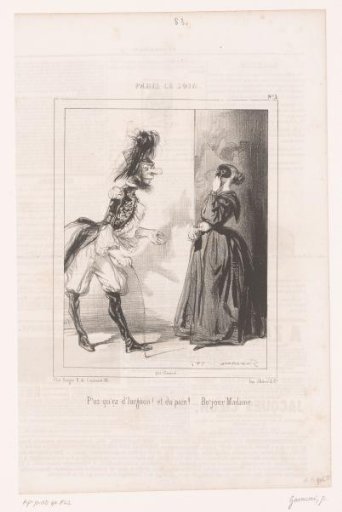Man and woman at a masked ball