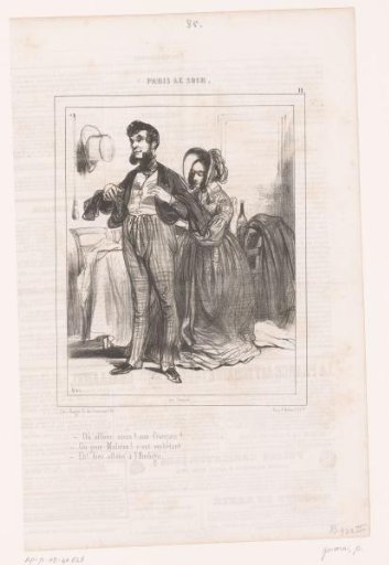 Woman dressing her husband to go out
