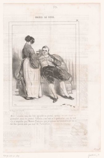 Man accepting a glass of wine from his maid