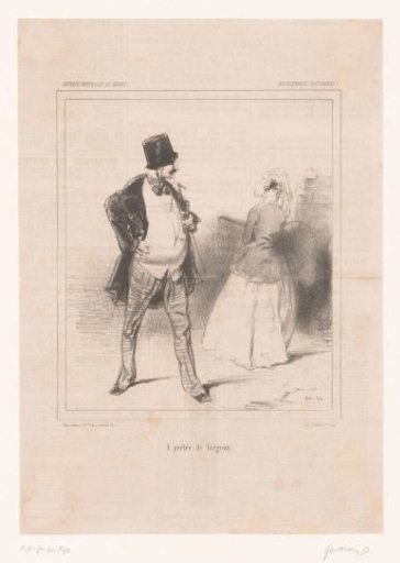 Man looking at a young woman on the street