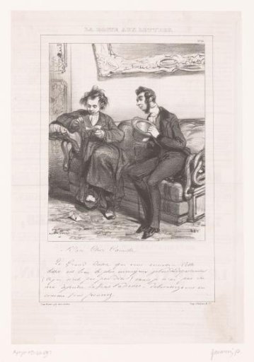 Young man reading a letter