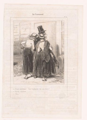 Two women talking behind a man's back