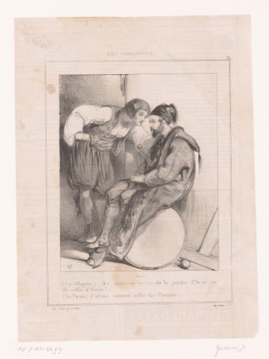 Two Actors Talk to Each Other in the Wings