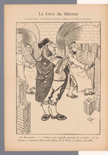 Caricature of a Book Order by a Patron