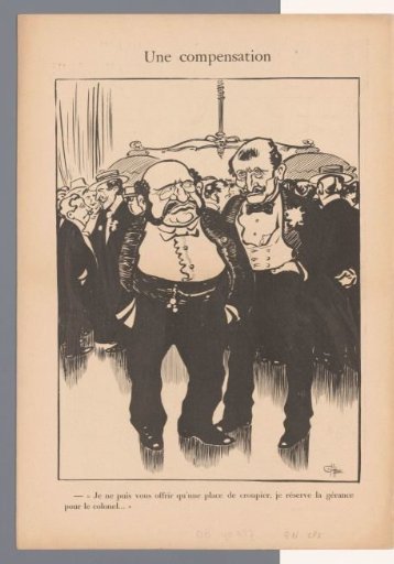 Caricature of two Dreyfusards