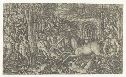 The King Flees from the Unicorn