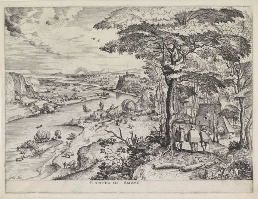Landscape with the Emmaus travelers