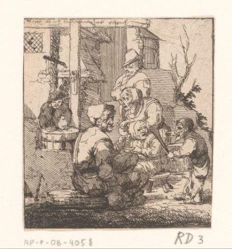 Scene with a masked boy and a rod