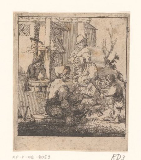 Scene with a masked boy and a rod