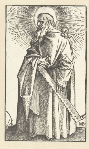 Simon the Zealot with Saw