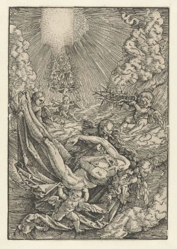 Body of Christ Carried Upwards by Angels