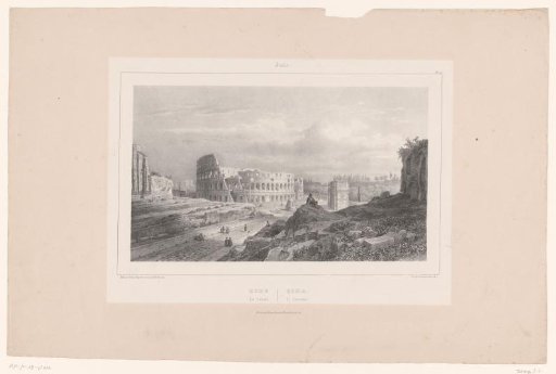 View of the Colosseum in Rome
