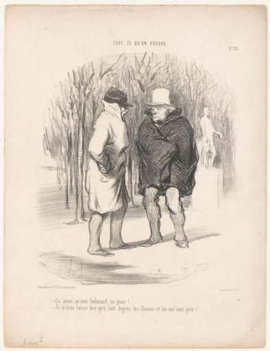 Two men talking about the cold