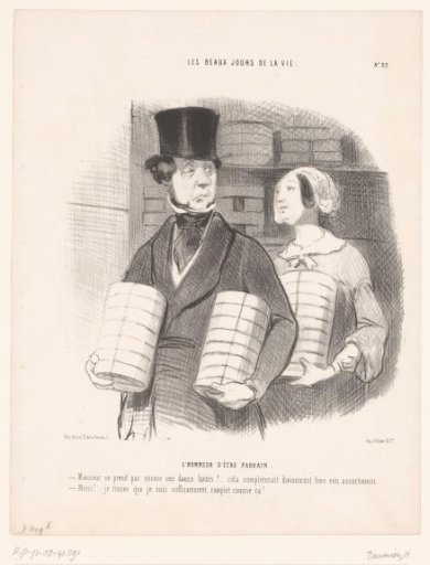 Man with fifteen boxes of sweets