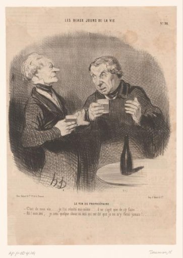 Two men drinking wine