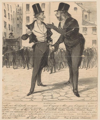 Robert Macaire explains to Bertrand how he must deceive the public