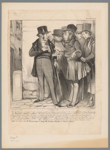 Robert Macaire poses as a banker