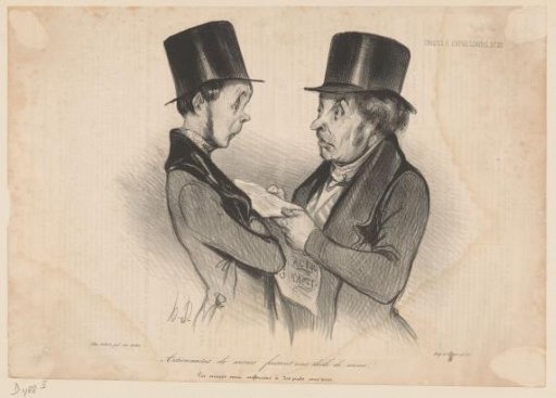 Two mine shareholders read the newspaper