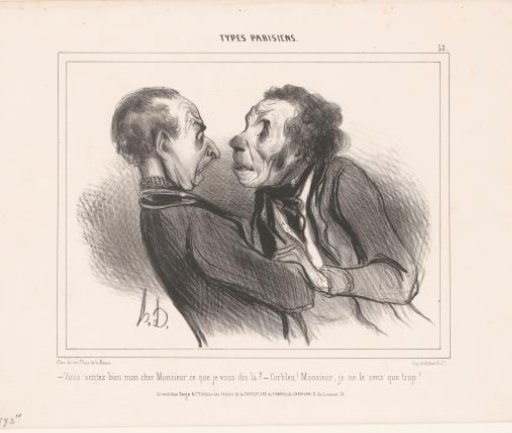 A Man Recoiling from a Conversation Partner with Bad Breath