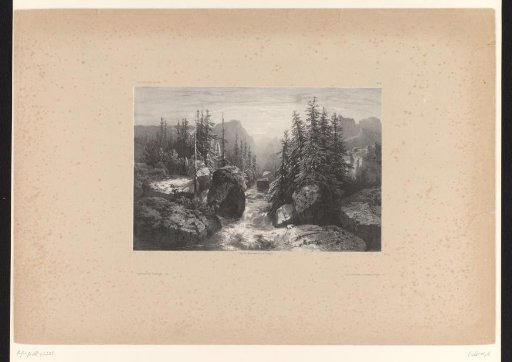 Stream of the Reichenbach at the Scheidegg