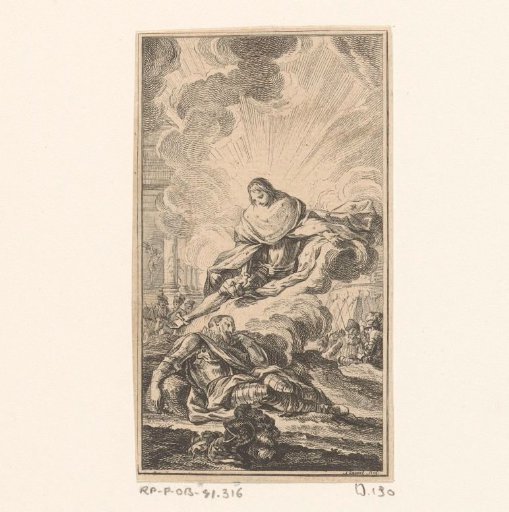 France looking down on the sleeping Henry IV