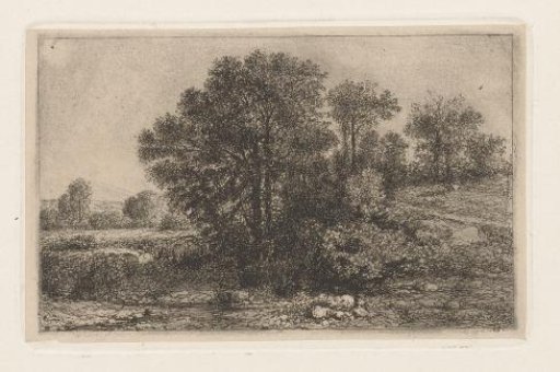 Trees against a Slope