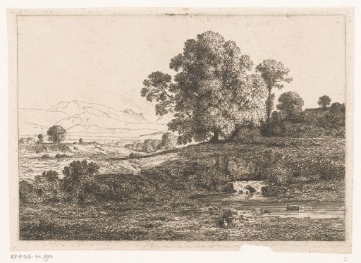 Rolling Landscape with a Stream