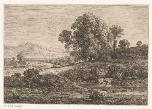 Rolling Landscape with a Stream