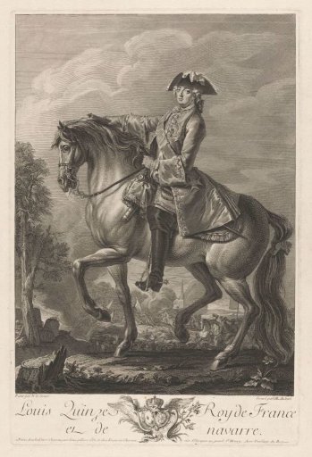 Equestrian Portrait of Louis XV, King of France and Navarre