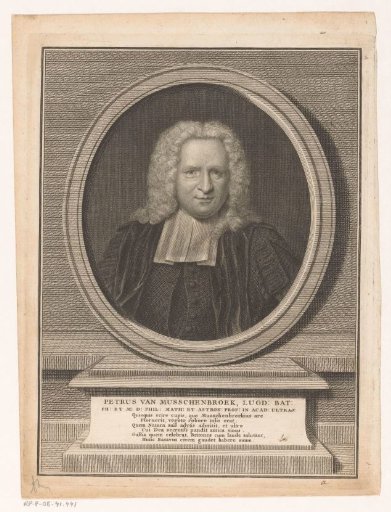 Portrait of Pieter van Musschenbroek