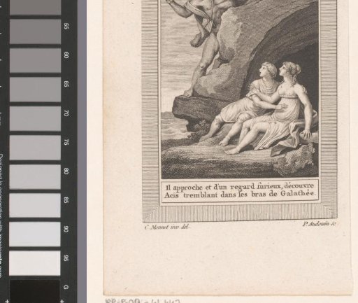 Polyphemus discovers Acis and Galatea