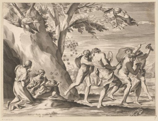 The Education of Jupiter with the Coat of Arms of the Barberini Family