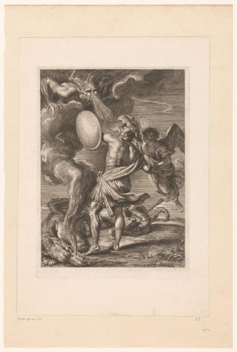 Fight between Soldier and Devil