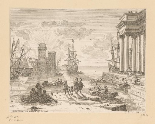 View of a harbour