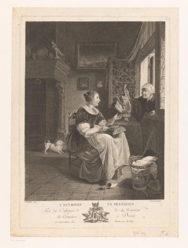 Lace Making in an Interior