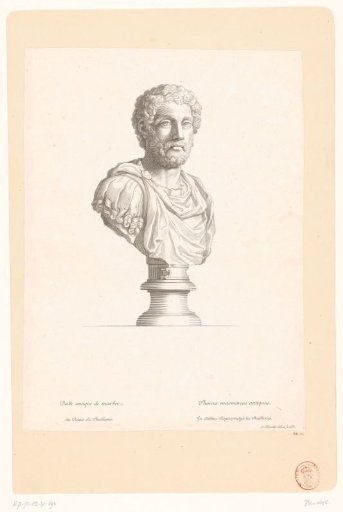 Antique Bust of a Bearded Man
