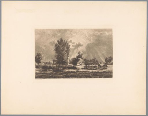 Landscape with Drinking and Grazing Cows