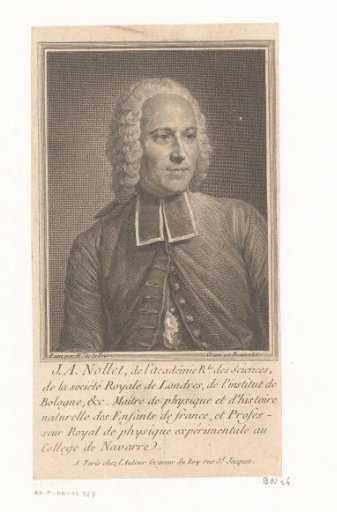 Portrait of Jean-Antoine Nollet
